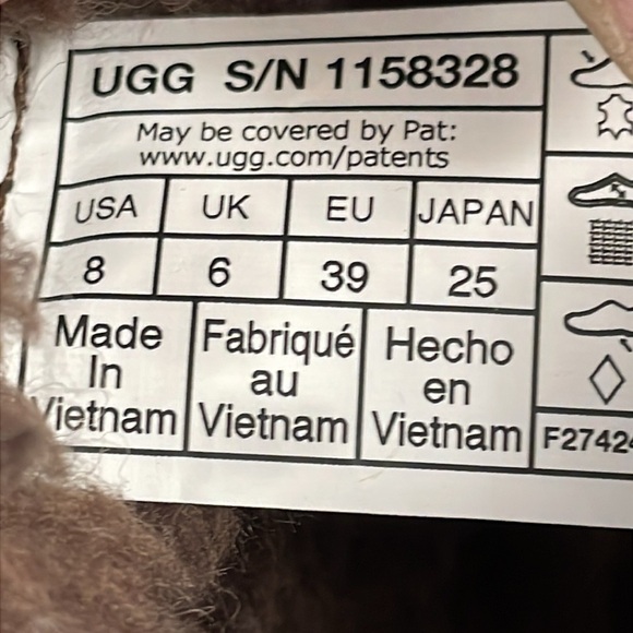 UGG Classic Ultra Mini Caspian Burnt Cedar Leopard Cheetah Animal Calf Hair 8 - Picture 12 of 14